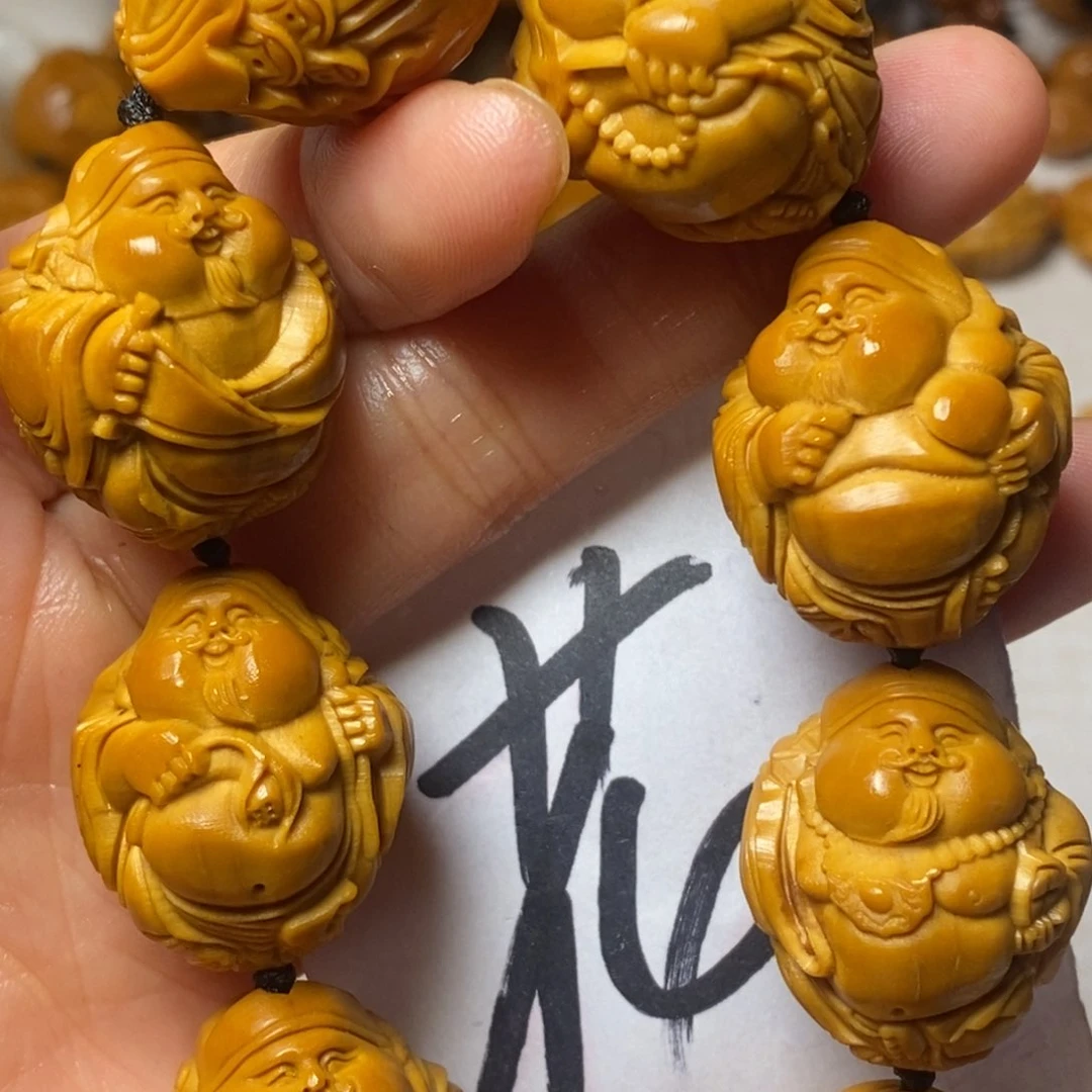 橄榄核手串/手链瑞兽财神