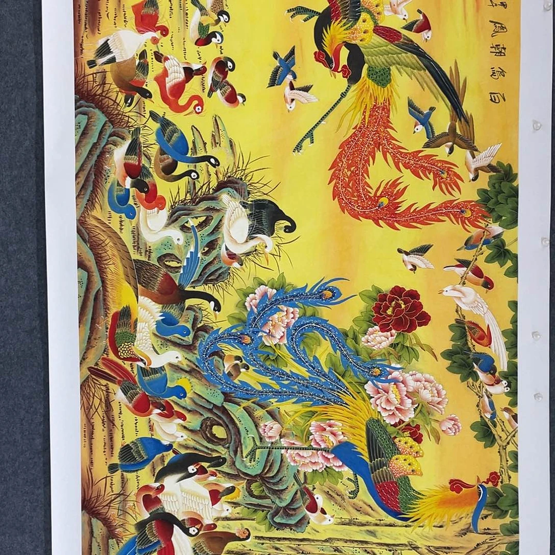 国画今天上午国画作品展示