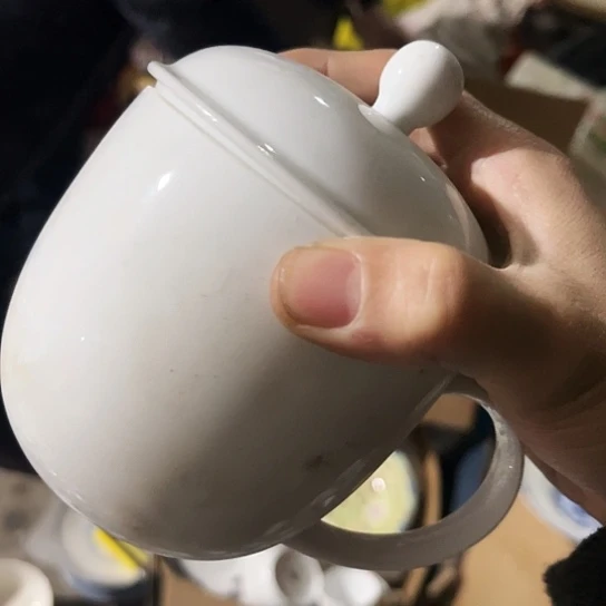 盘手工办公杯高岭土一个