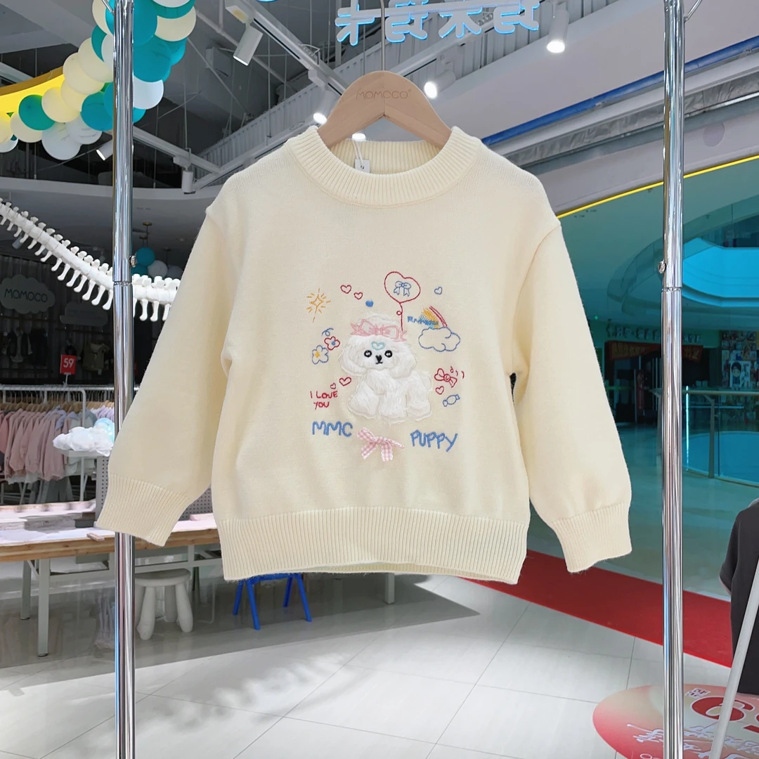 MOMOCO/玛米玛卡女童2025冬季新款洋气套头毛衣77880230007