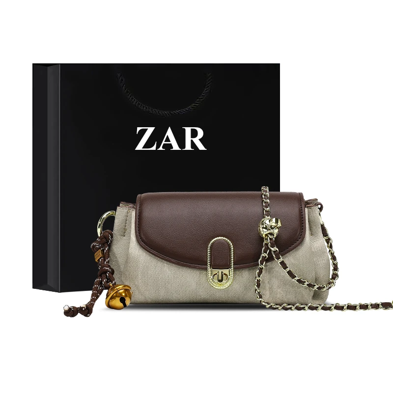 ZAR&RUILR/查瑞娜轻奢链条小包包女士百搭单肩包小众通勤斜挎包