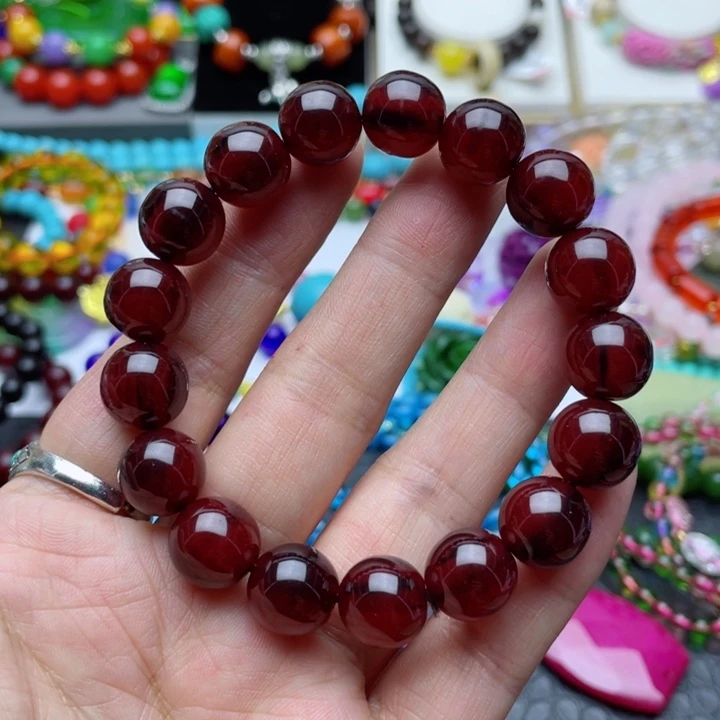 树脂制品45号红色手串