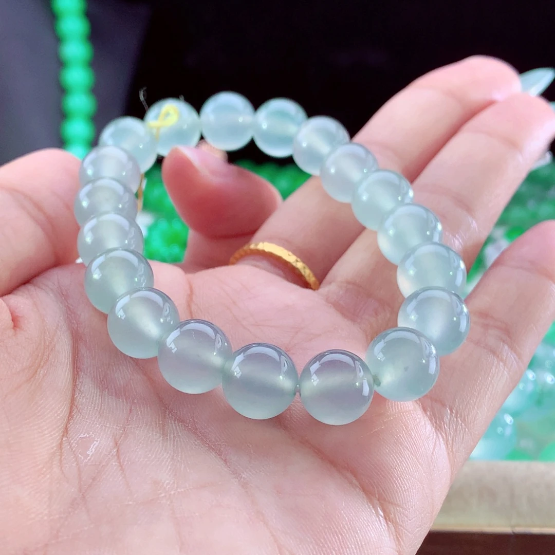 翡翠未镶嵌手链天然缅甸A货