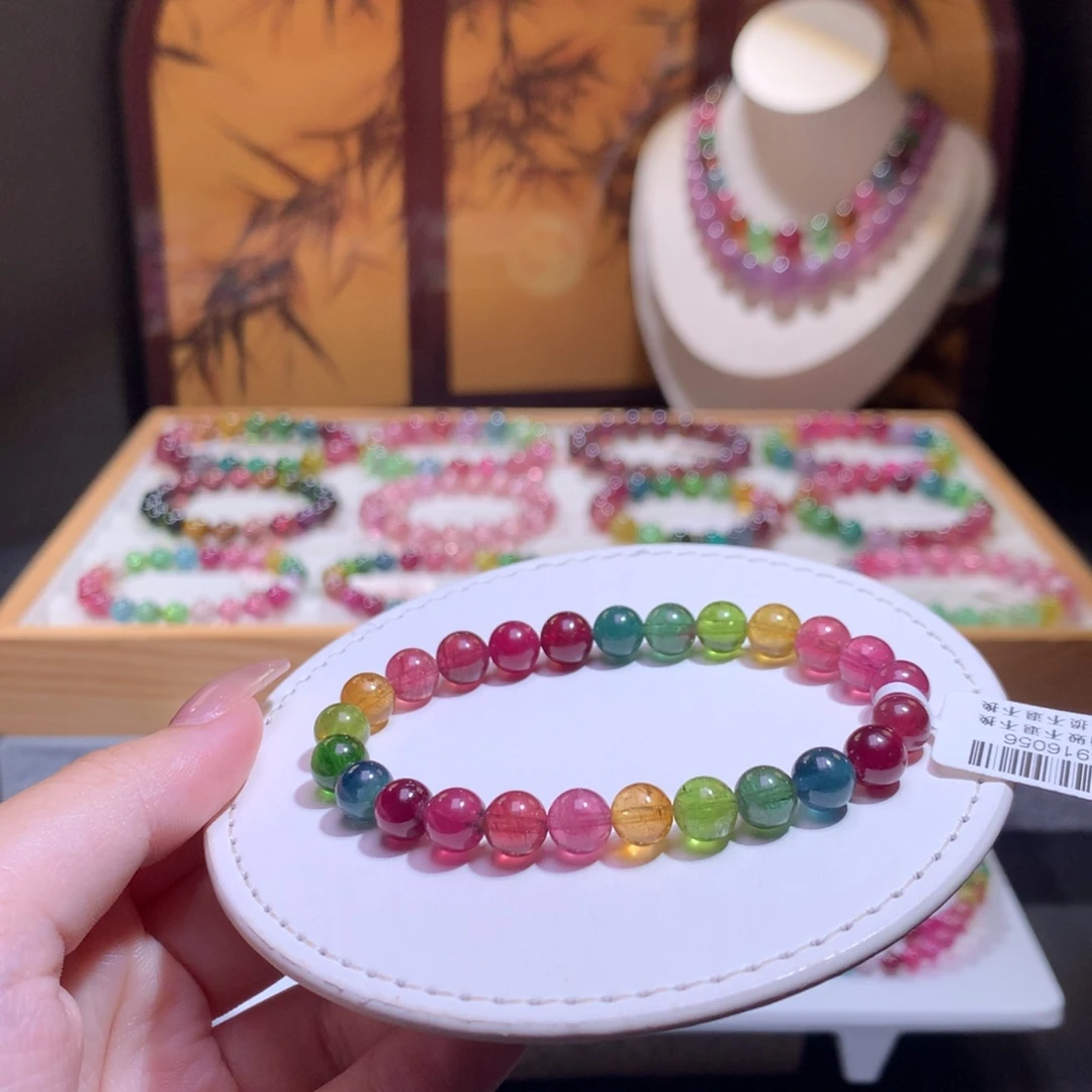 未镶嵌手链碧玺碧玺