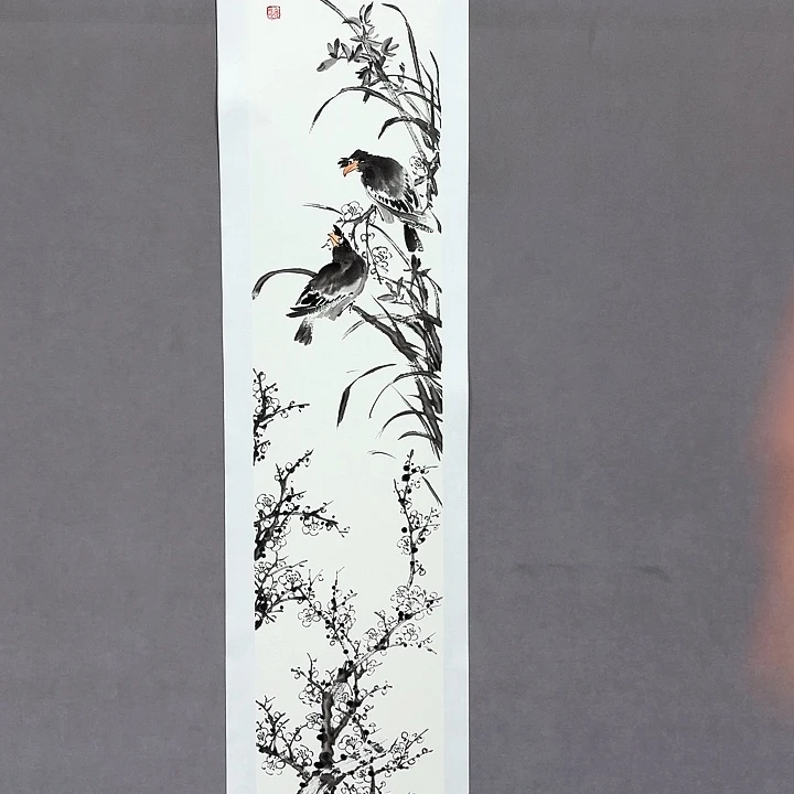 国画亲笔手绘放心去藏