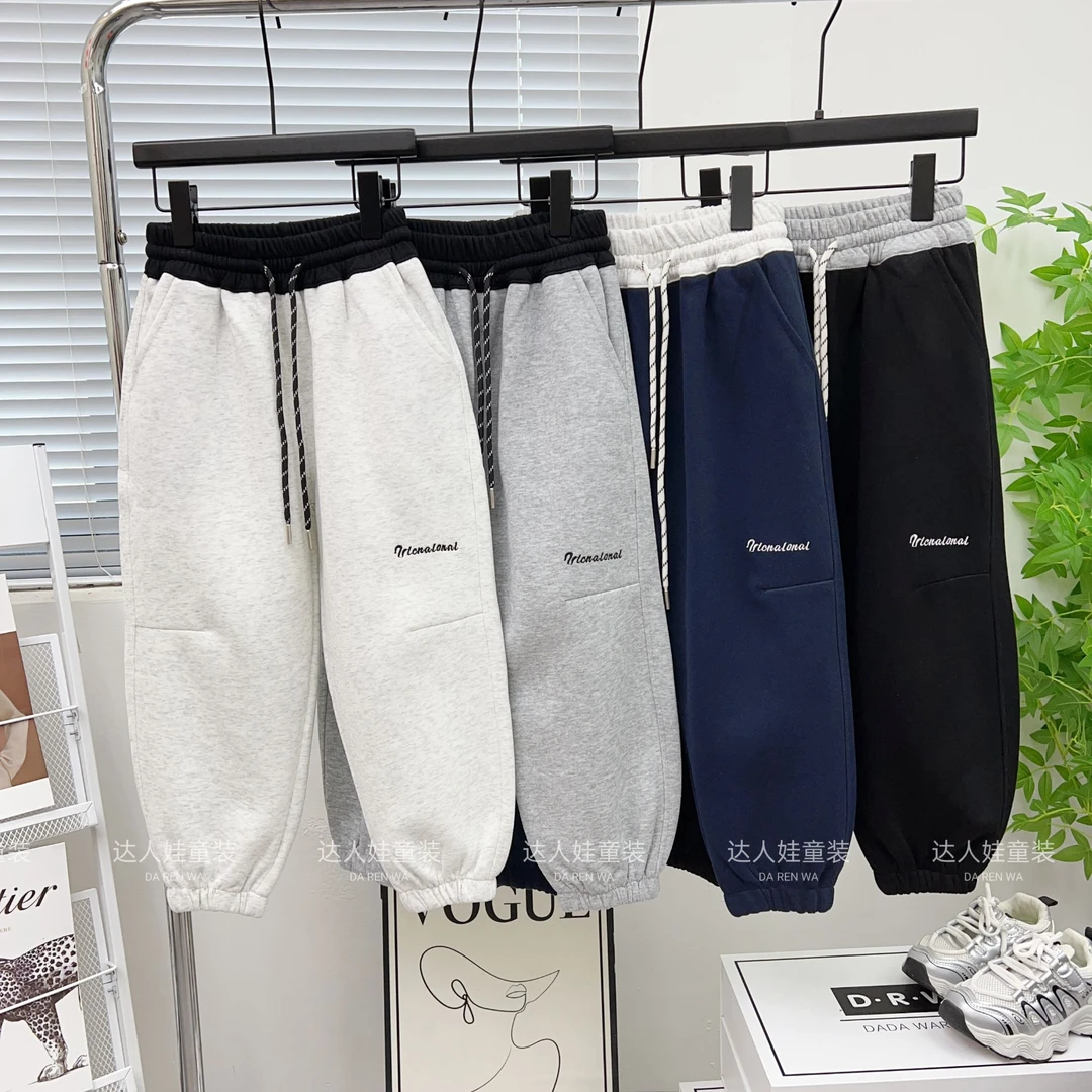 【初秋上新】儿童裤子男女童运动裤春秋装2025新款时尚中大童休闲裤
