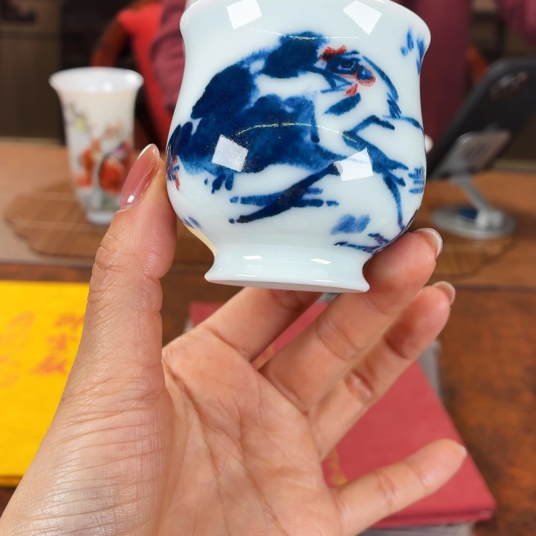 瓷鸡毛九鸣瓷艺九鸣瓷艺