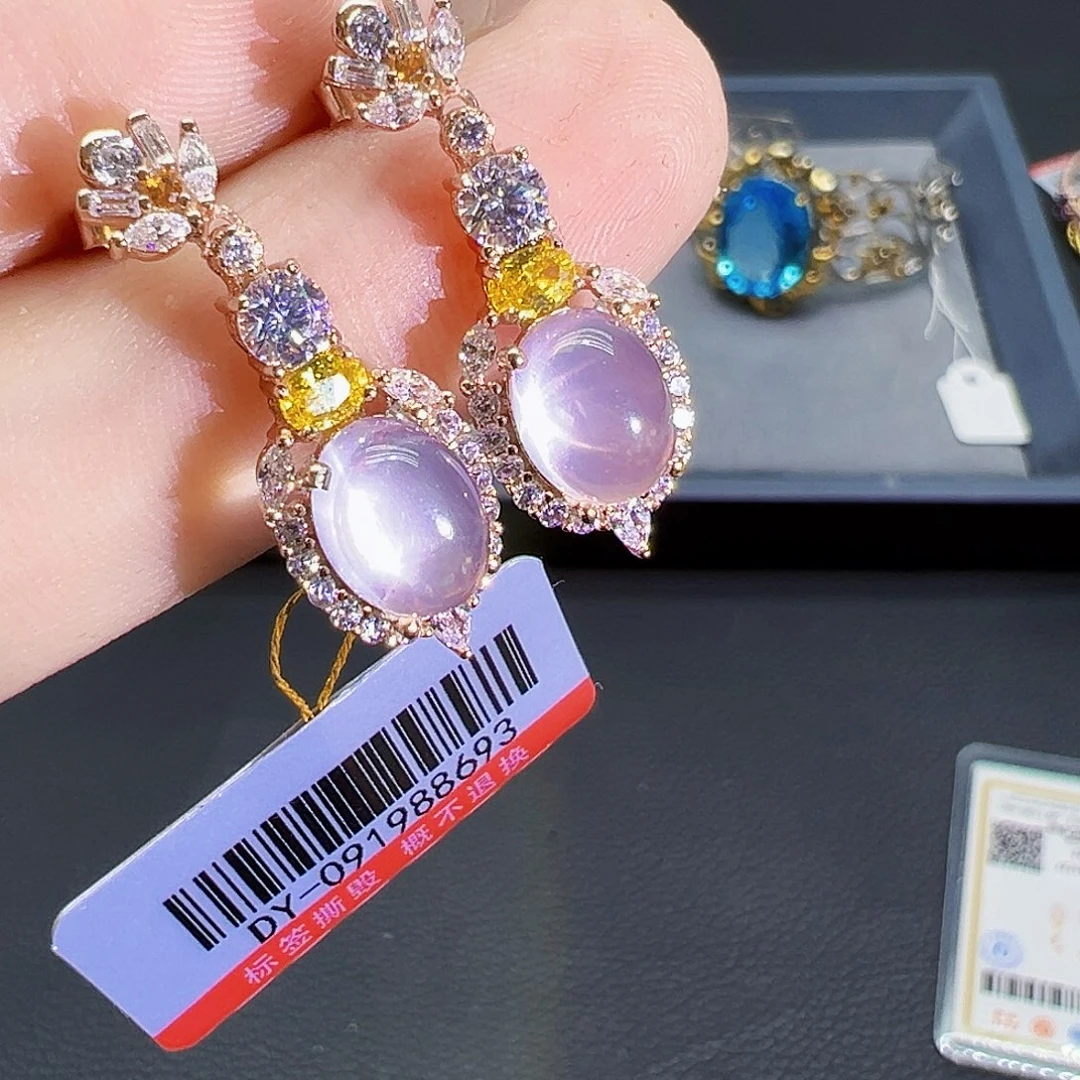 芙蓉石珠宝半成品银S925镶嵌