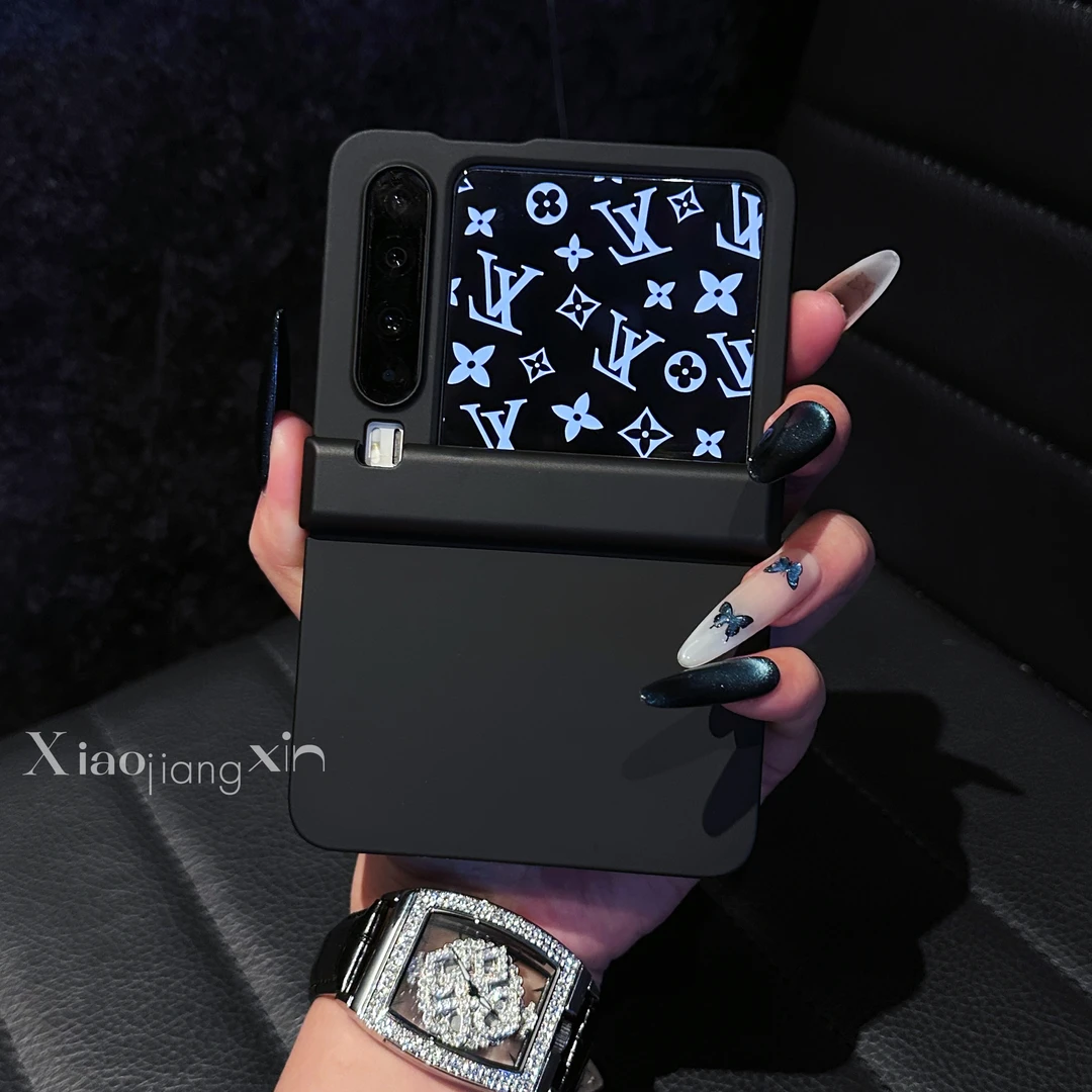 适用华为puraX全包防摔pocket2手机壳高级感纯色肤感折叠小米荣耀