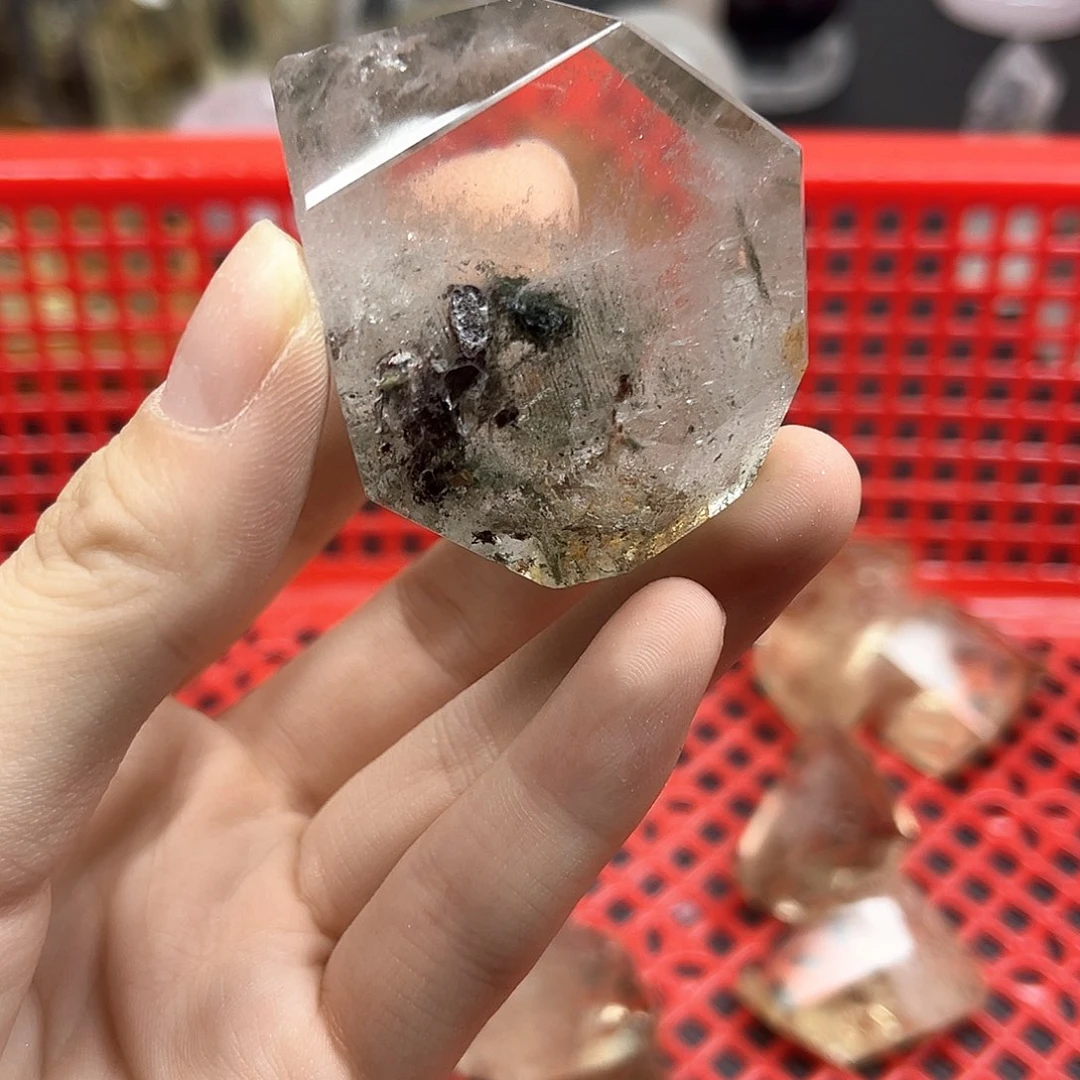 珠宝半成品未镶嵌紫晶280水晶石
