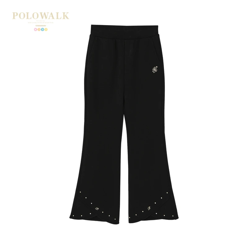 POLOWALK童装女童卫裤2025新品女童卫裤