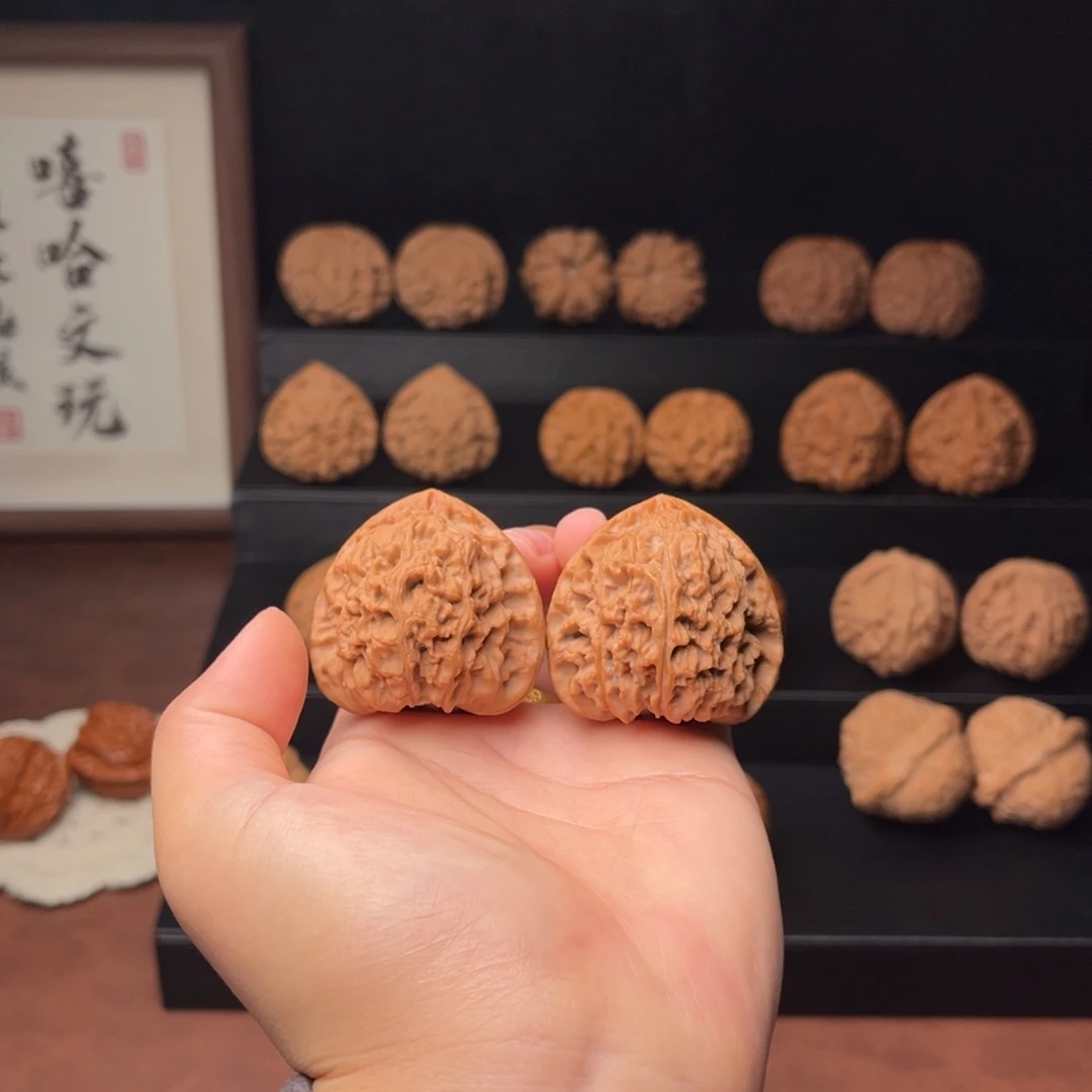 吊坠文玩核桃三角将41