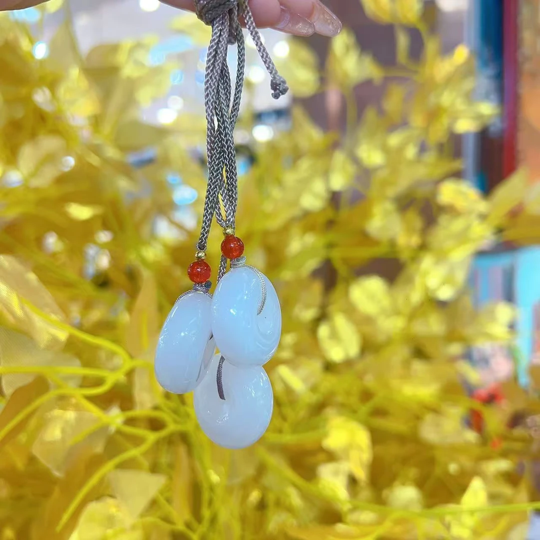 2502250199 CH 金丝玉平安扣吊坠 （多样性发其一）