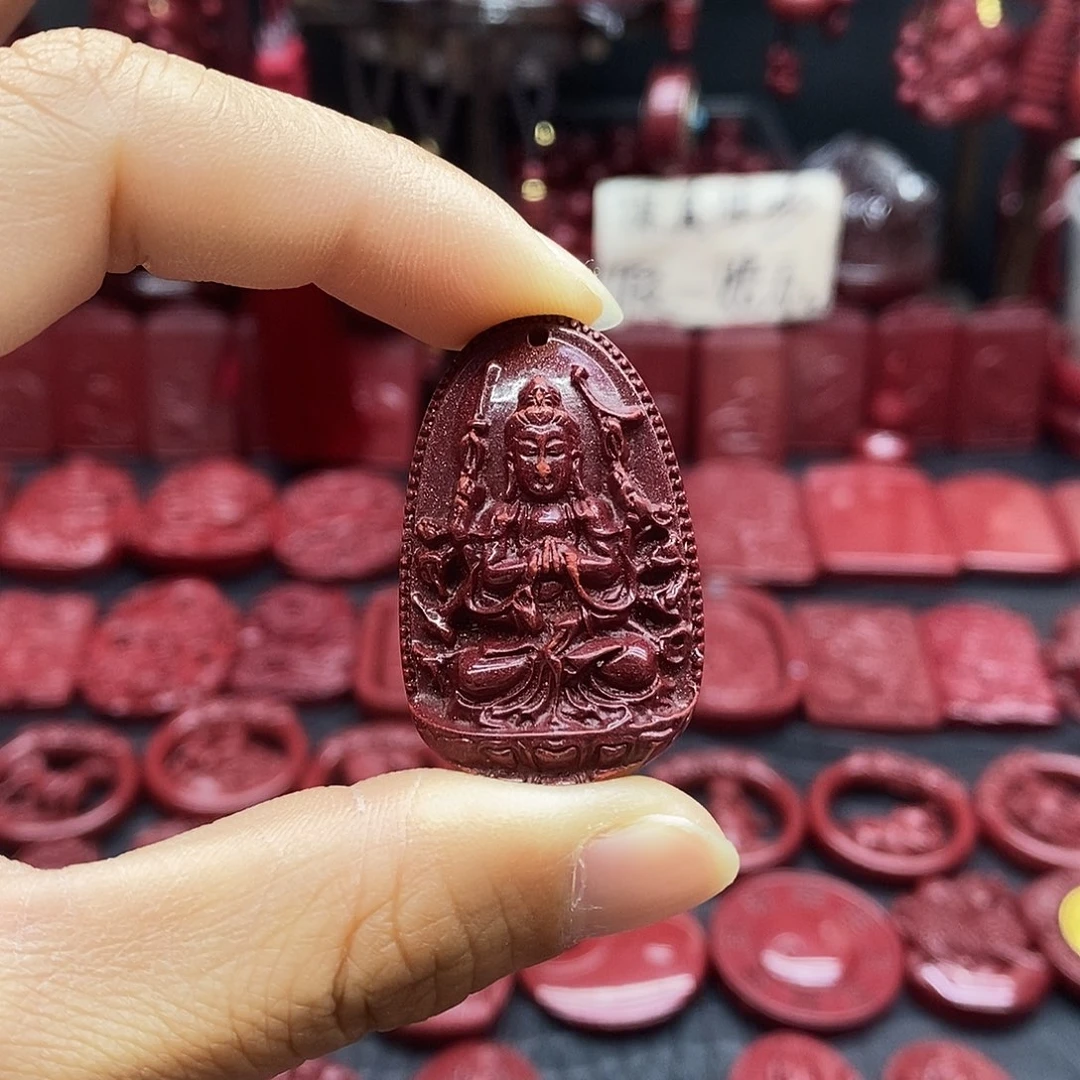 天然辰砂经典小号千手