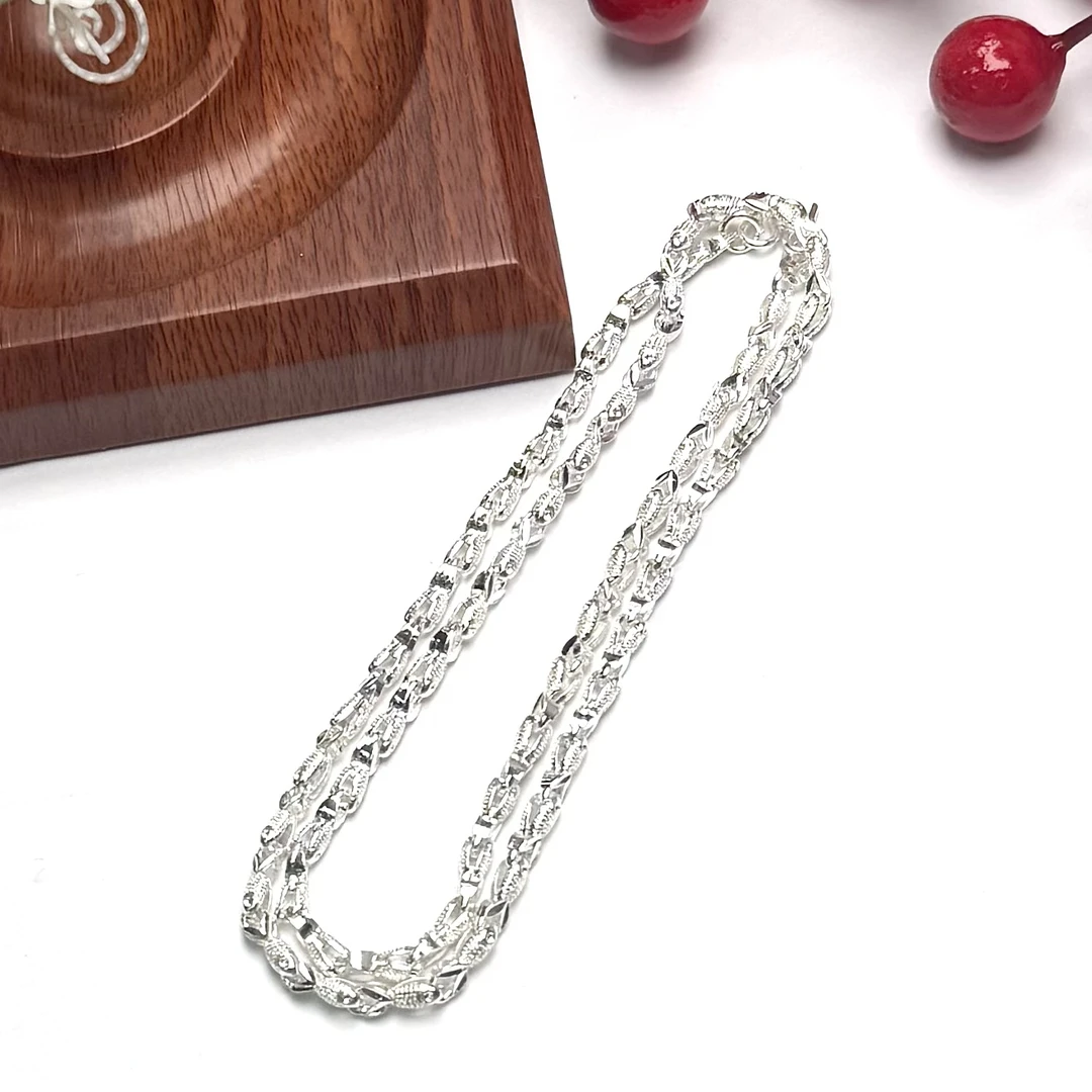 链子足银 欧标贵银通宝项链臻藏-t199