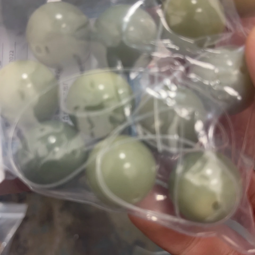 吊坠白玉菩提b18/13颗瑕青提大卡