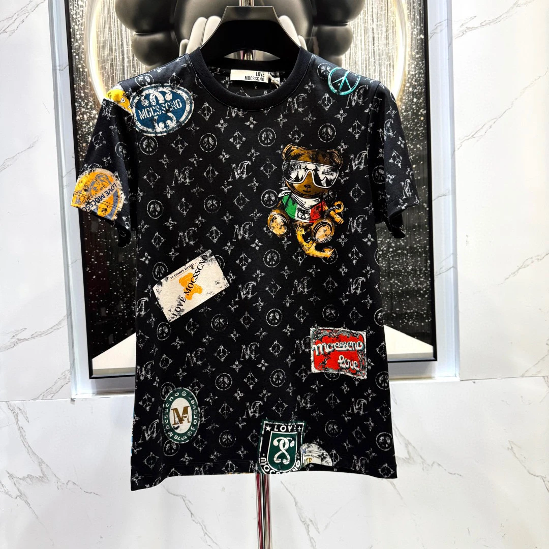 【曼斯凯奴短袖】新款夏季潮流休闲时尚男士圆领打底短袖圆领半0538