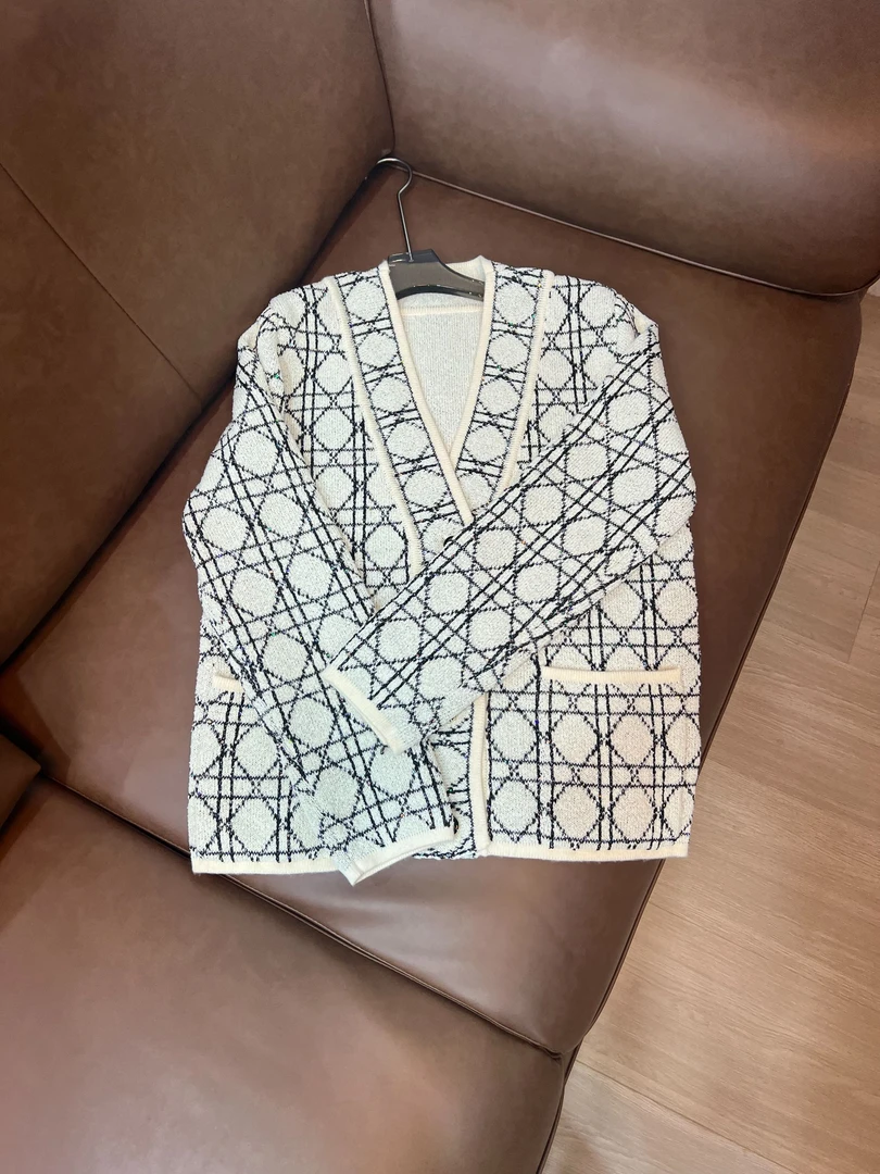 秋冬慵懒撞色粗条前后穿高冷宽松针织毛衣长袖毛衫蓝色时尚休闲17