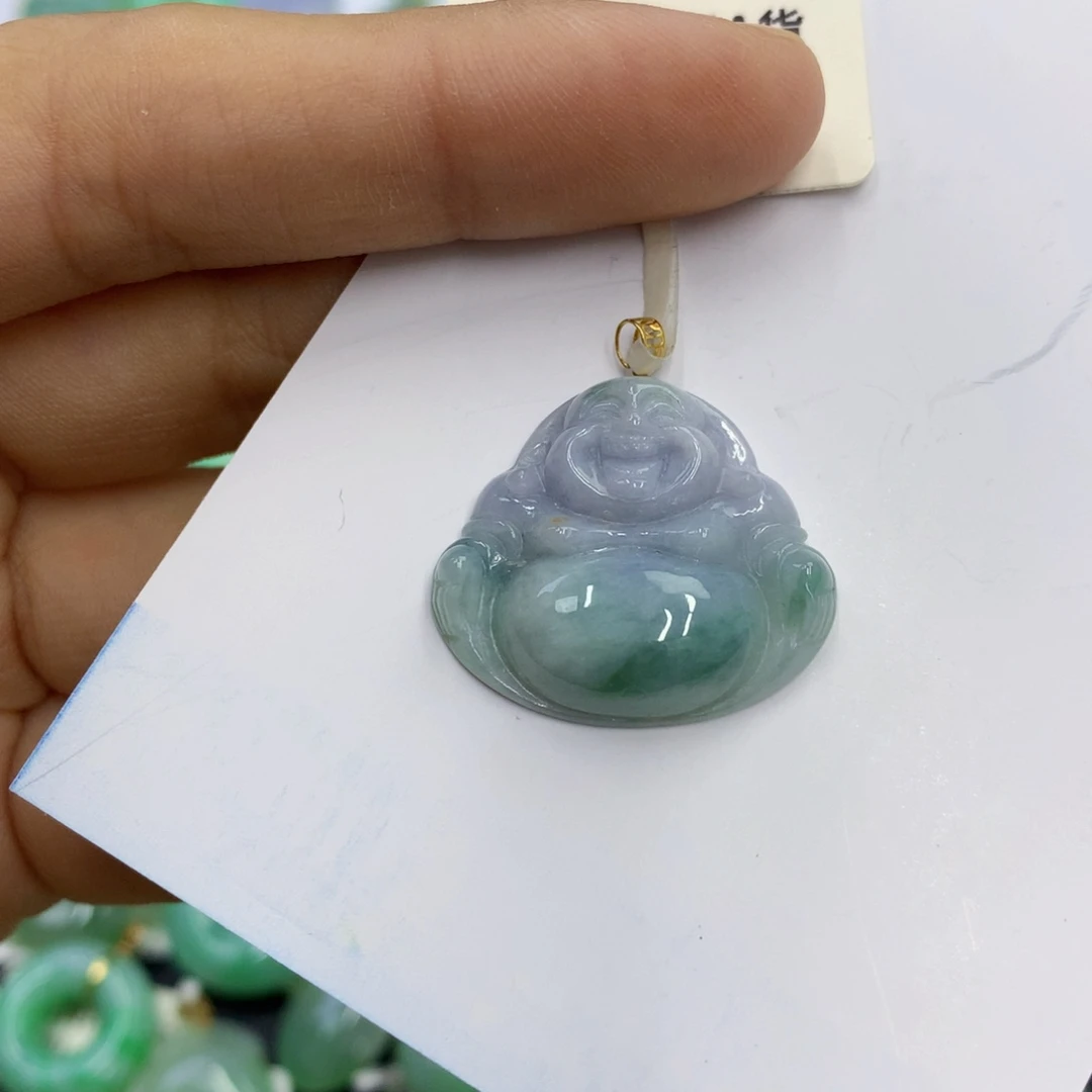 翡翠18K金镶嵌颈饰翡翠