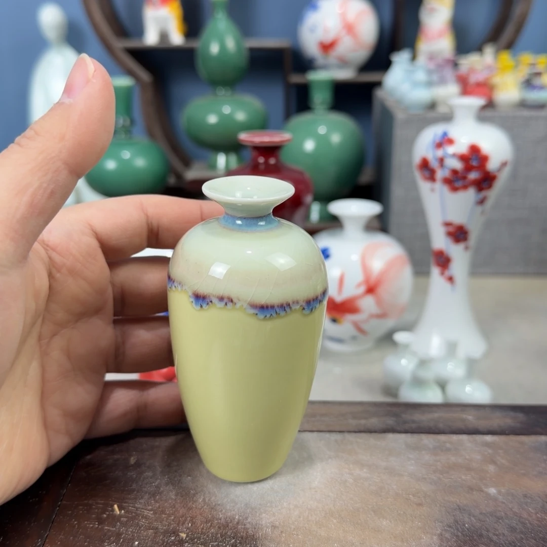 陶瓷手工小花器摆件