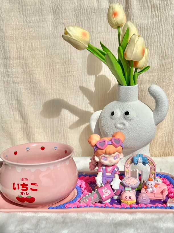 【欧嘢潮玩】萌粒手工定制创意奶油胶DIY杯手机背夹