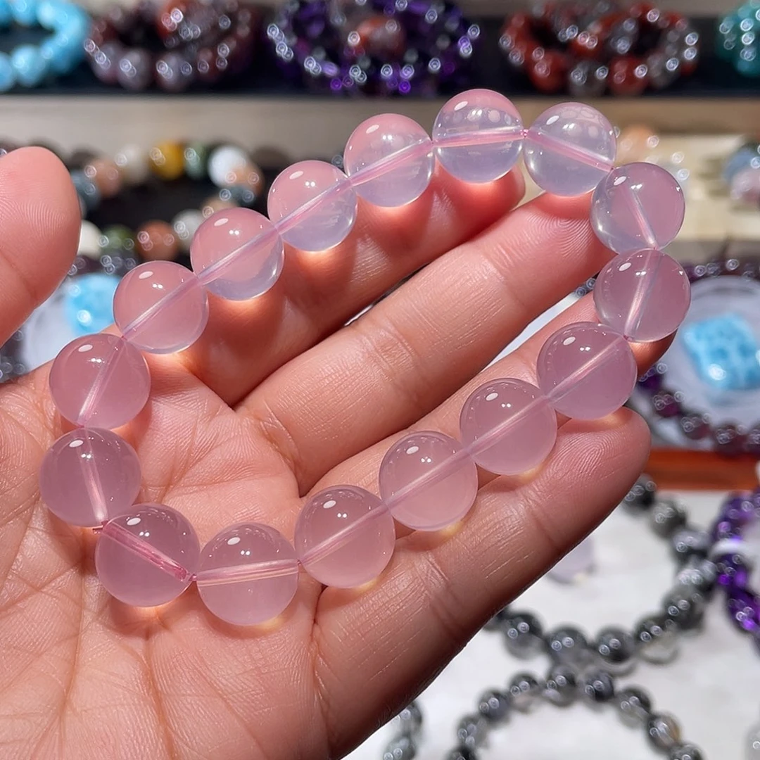 手链水晶未镶嵌粉晶手链