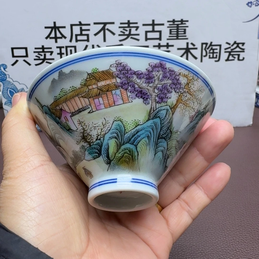 景德镇手工手绘展示