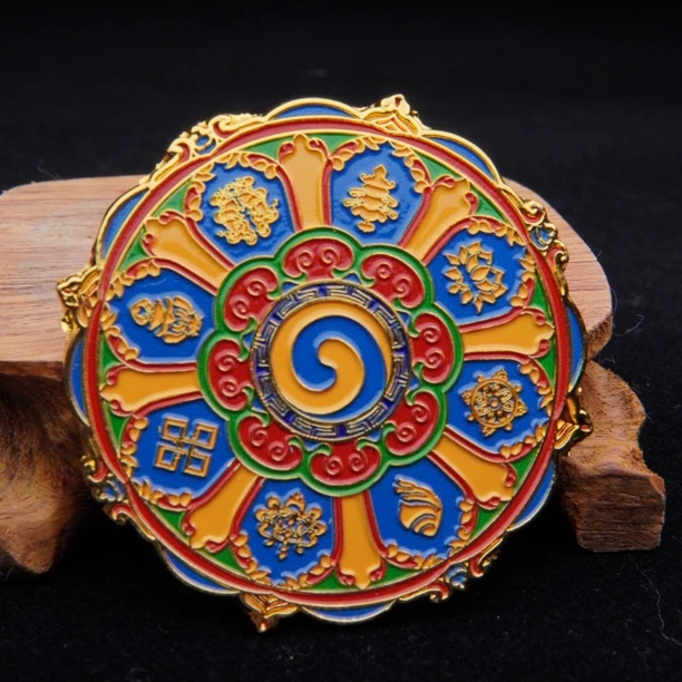 八吉祥莲花牌 冰箱贴门贴