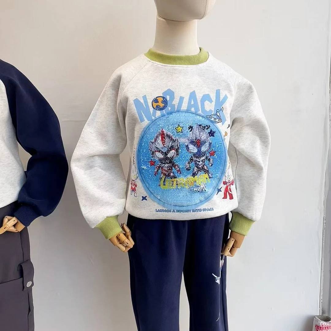 【淼淼妈】儿童春季新款卡通卫衣1009