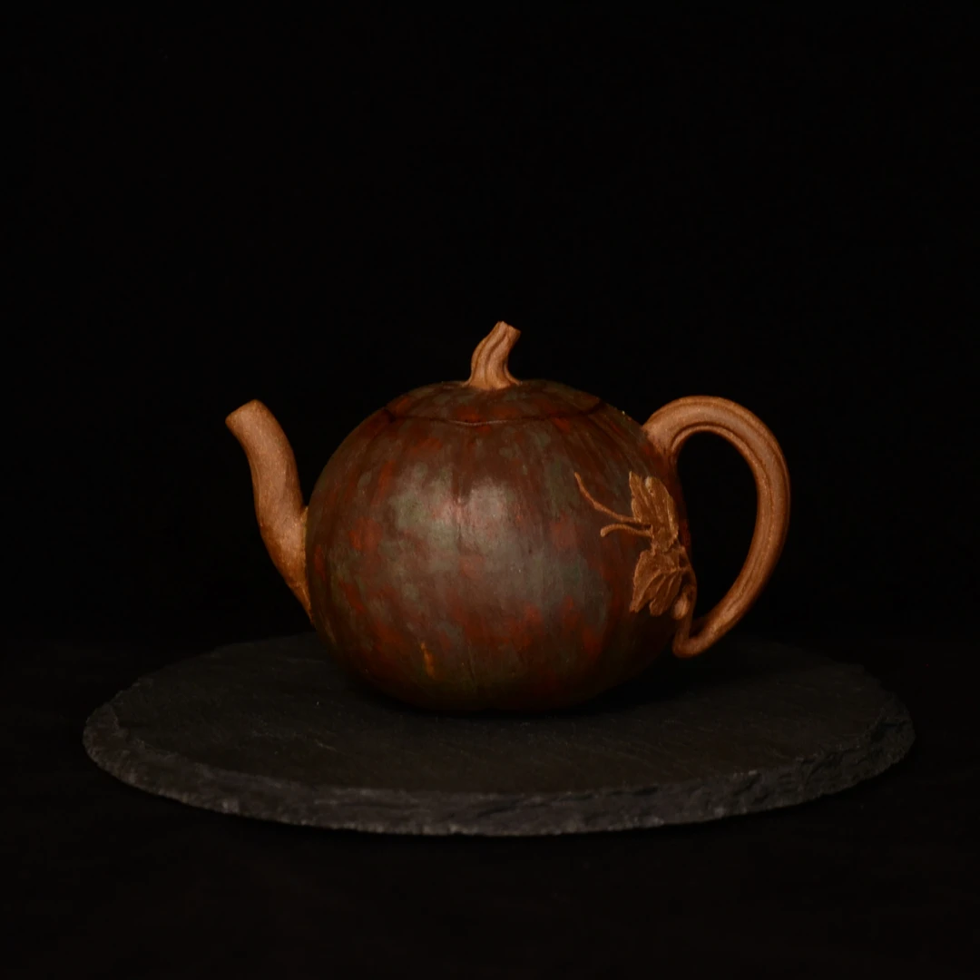 玖乐紫砂《南瓜壶》