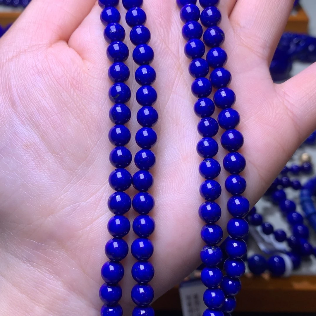 青金石手链未镶嵌6mm4306