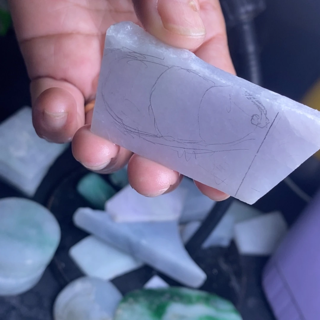 定制翡翠未镶嵌包工
