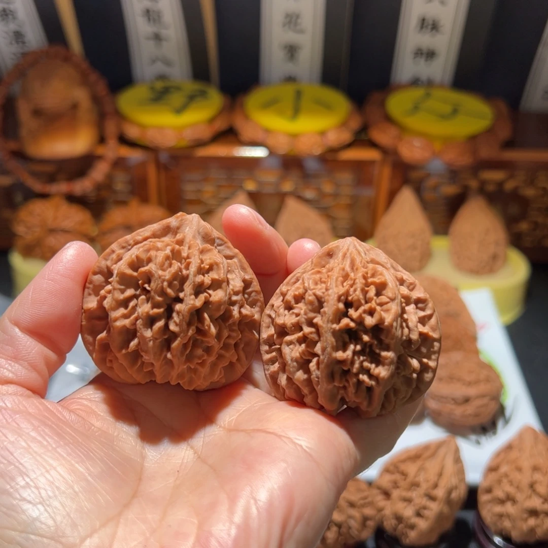 哈***猫把件文玩核桃武状元