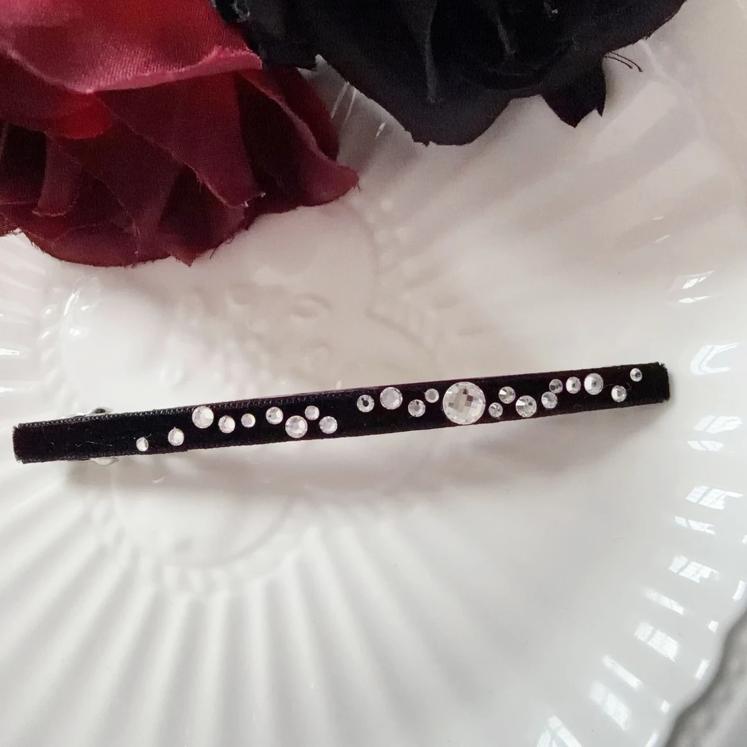 韩国简约气质闪闪时尚一字夹A91