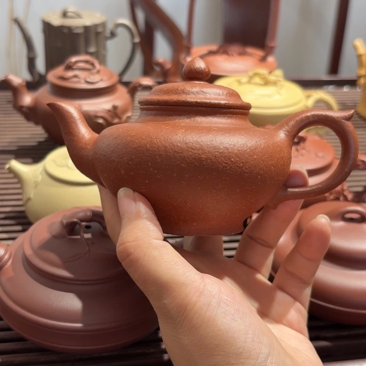 茶壶紫砂红降坡笑樱