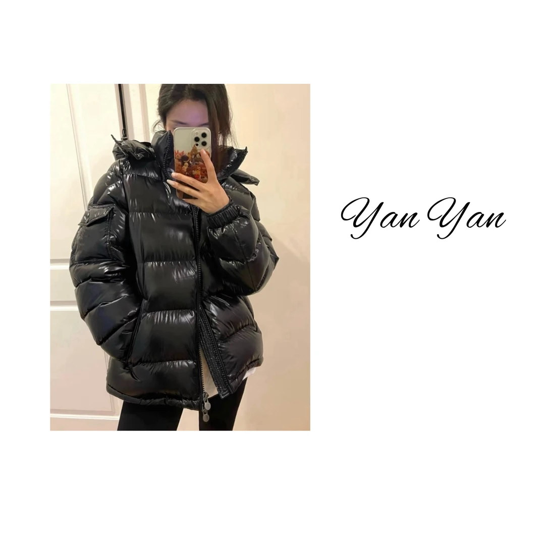 m经典款黑90鹅绒男女同款羽绒服-YY65