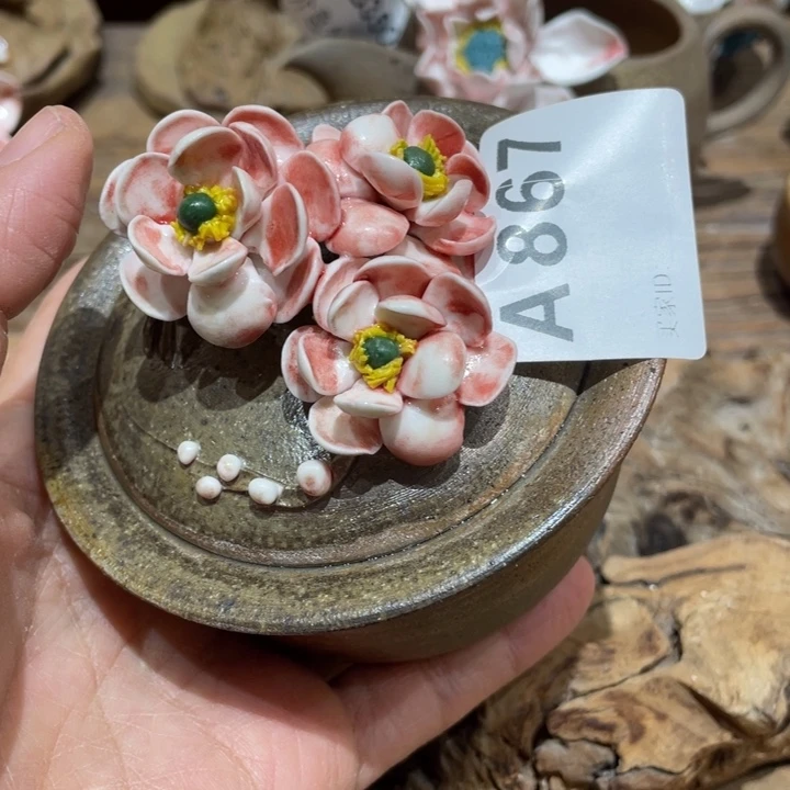 手工制作陶瓷茶具茶杯青蛙