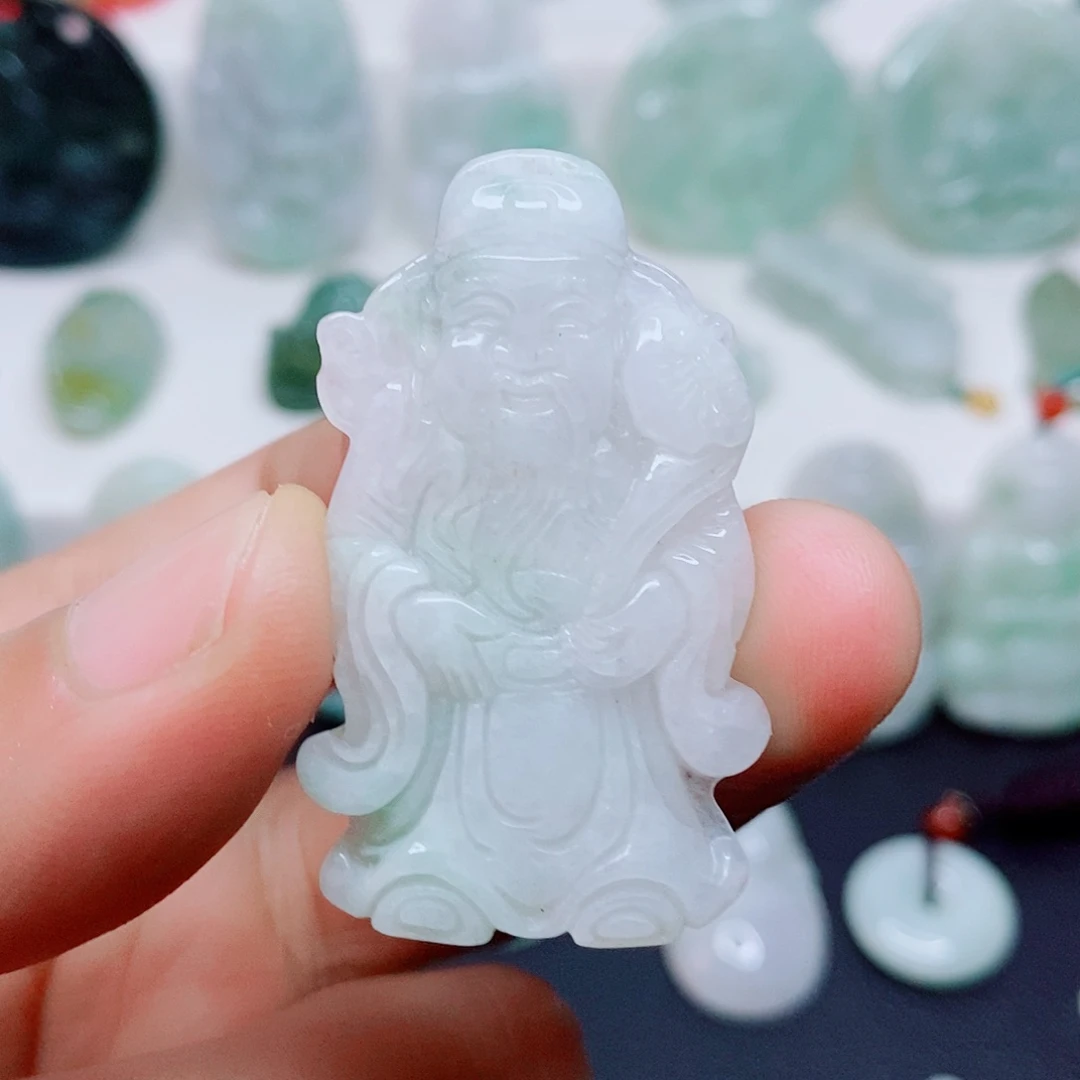 翡翠未镶嵌颈饰吊坠