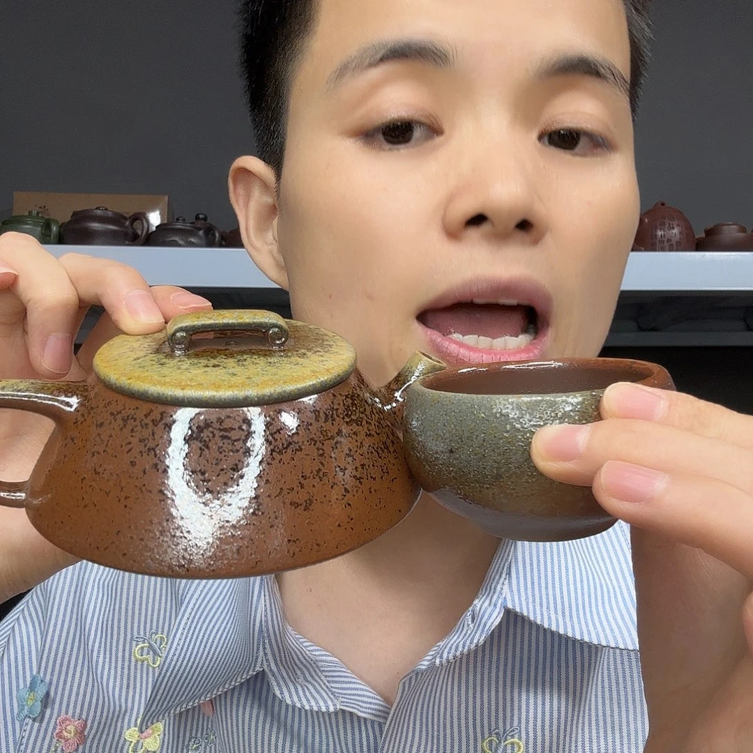 底槽青茶壶民间手艺人全手工制作