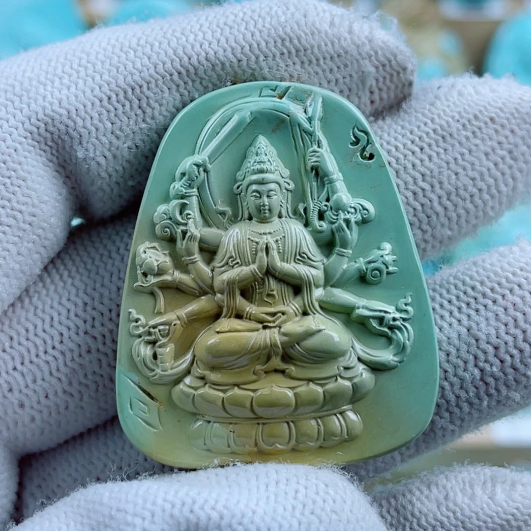 绿松石未镶嵌珠宝奇石