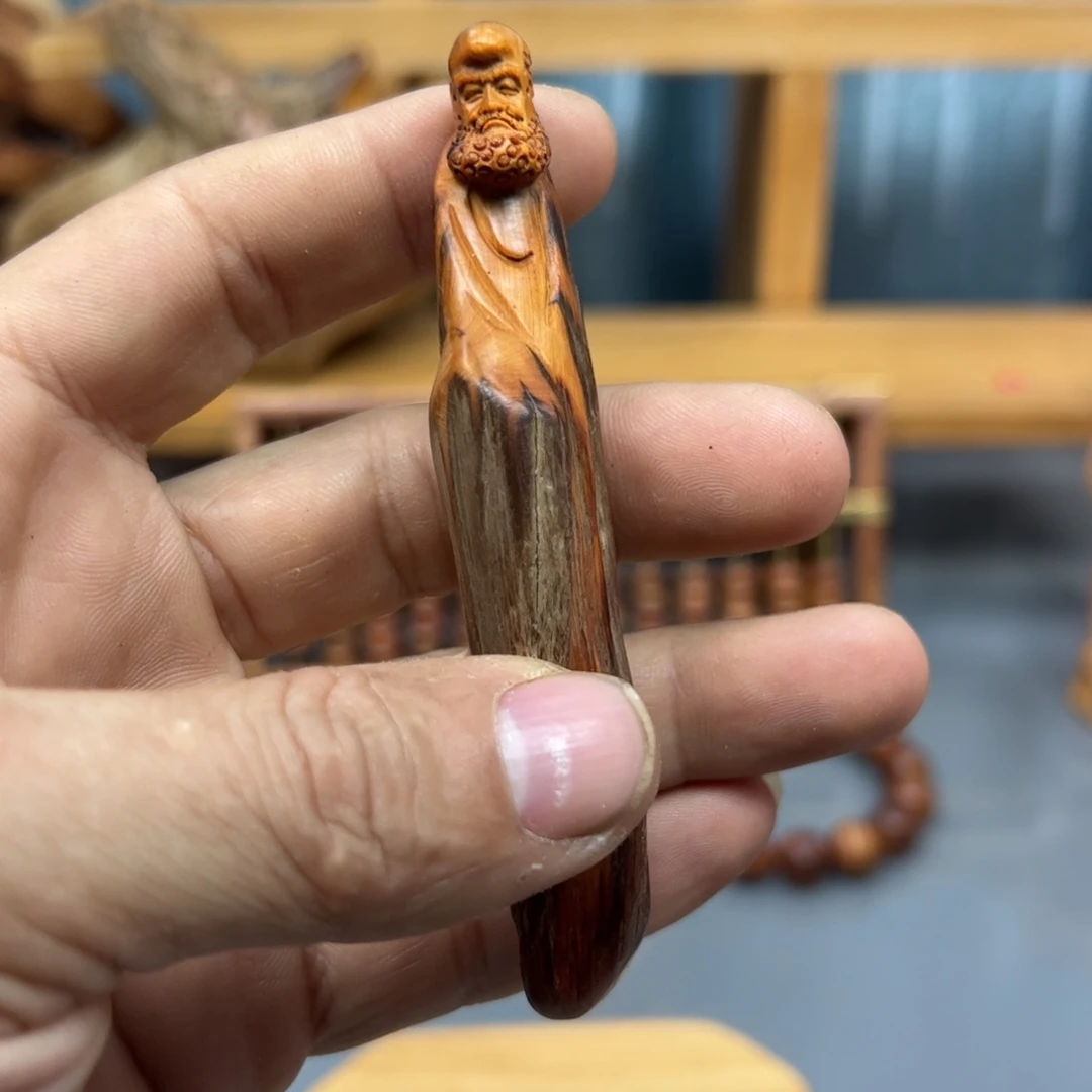 用***1木崖柏木摆件手把件