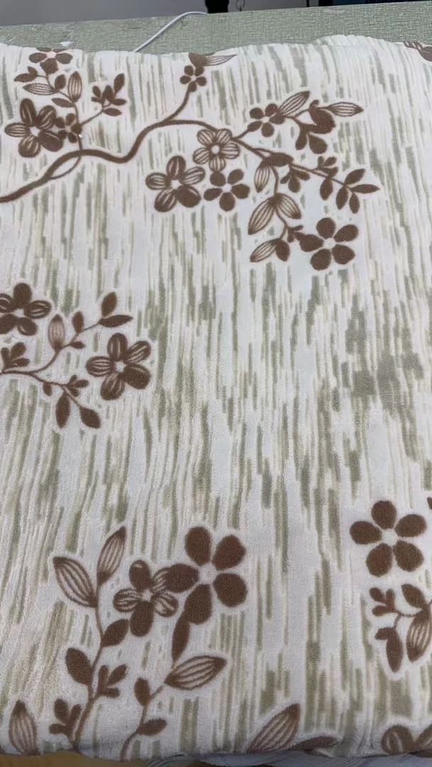 格荣家专属   夜夜思雨 卡其色雕花被套  床品79号