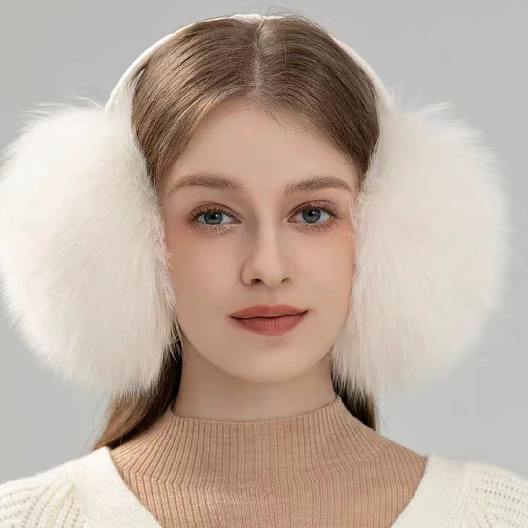 （大群推荐）2025半包耳暖简约冬天加厚女士冬季护耳罩韩版防风时尚