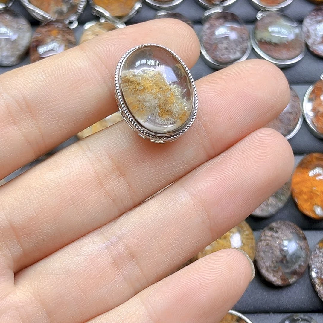 银S800镀金镶嵌吊坠(不含链)水晶