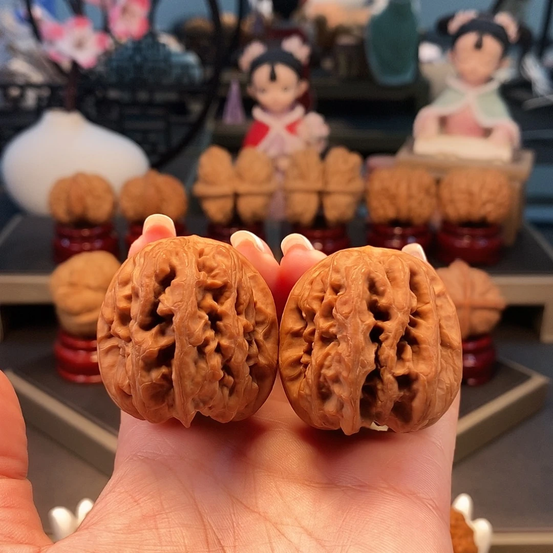 把件文玩核桃44平谷方块