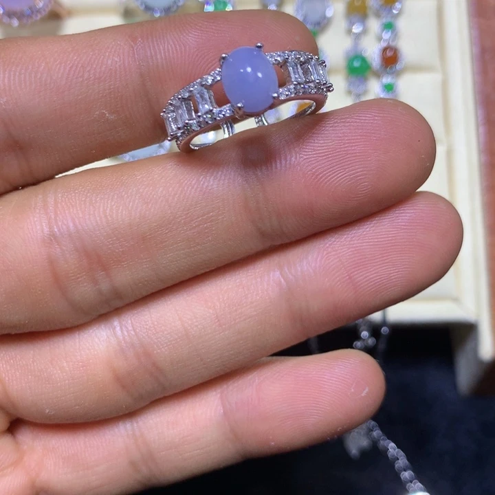 未镶嵌戒指翡翠翡翠戒指