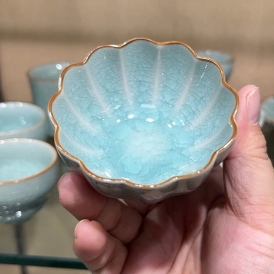 瓷片陶瓷茶具汝瓷茶具