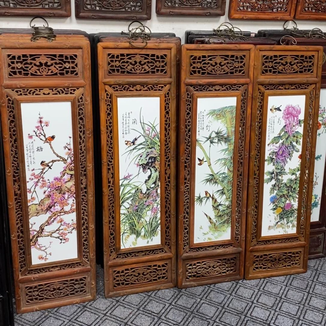 瓷片120*36*4 景德镇瓷板画柴窑烧制