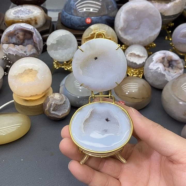 摆件未镶嵌紫晶聚宝盆