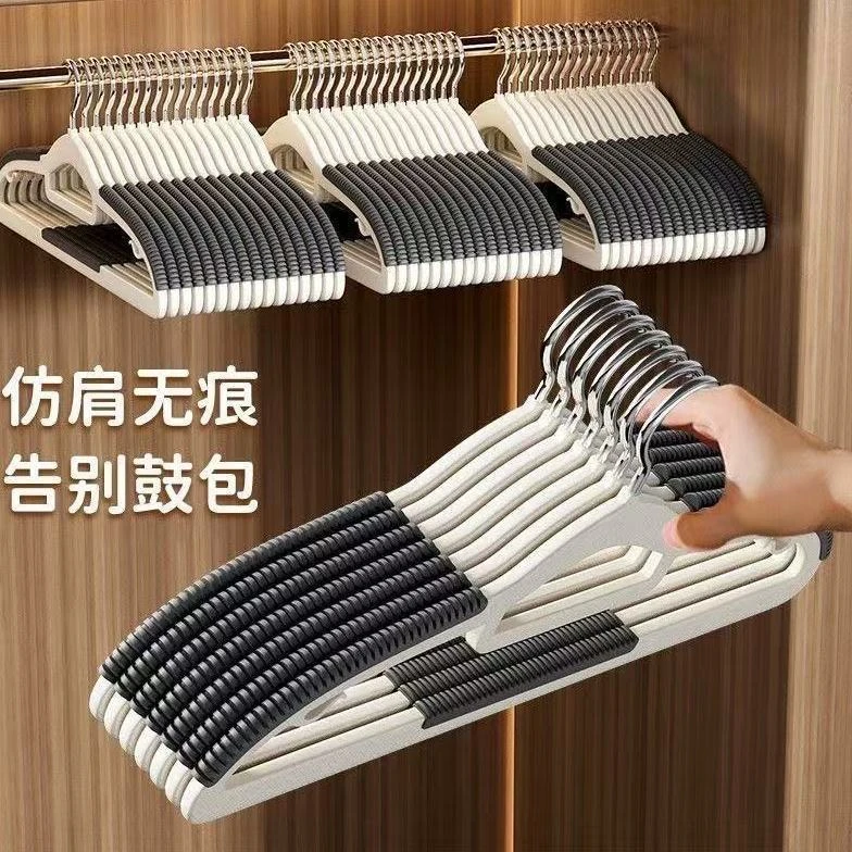 衣架家用挂衣防滑无痕学生宿舍晾衣架防肩角护领衣撑子师专用内衣